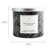 Nautica Noir Mahogany Teakwood Fragranced Candle