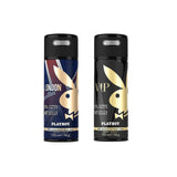 Playboy London + VIP Deo New Combo Set - Pack of 2 Mens
