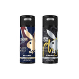 Playboy London + New York Deo New Combo Set - Pack of 2 Mens