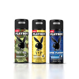 Playboy Wild + Vip + Super Deo Combo Set - Pack of 3