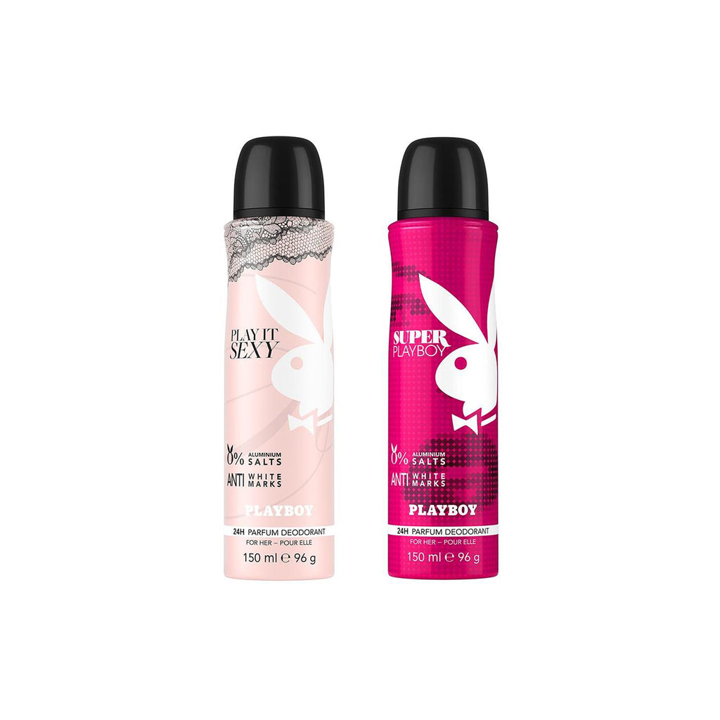 Playboy Sexy + Super Deo New Combo Set - Pack of 2 Mens