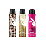 Playboy Wild + VIP + Super Deo New Combo Set - Pack of 3 Mens