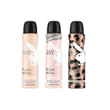 Playboy Lovely + Sexy + Wild Deo New Combo Set - Pack of 3 Mens