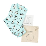 CASA DE NEENEE Panda Blue Cotton Manderine  Pyjama Set, 3-4 Yrs