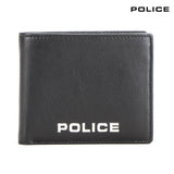Police FLOYD OVERFLAP COIN WALLET-Black