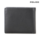 Police FLOYD OVERFLAP COIN WALLET-Black