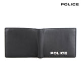 Police FLOYD OVERFLAP COIN WALLET-Black