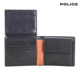Police FLOYD OVERFLAP COIN WALLET-Black