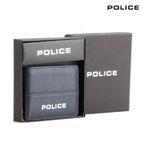 Police Nate Slim Wallet - Navy