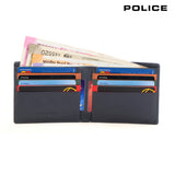 Police Nate Slim Wallet - Navy