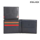 Police NATE OVERFLAP COIN WALLET-Navy