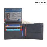 Police NATE OVERFLAP COIN WALLET-Navy
