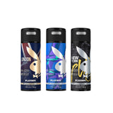 Playboy Generation + London + New York Deo New Combo Set - Pack of 3 Mens