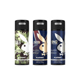 Playboy Wild + London + King Deo New Combo Set - Pack of 3 Mens