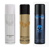 Police To Be + Millionaire + Contemporary Deo Combo Set - Pack of 3