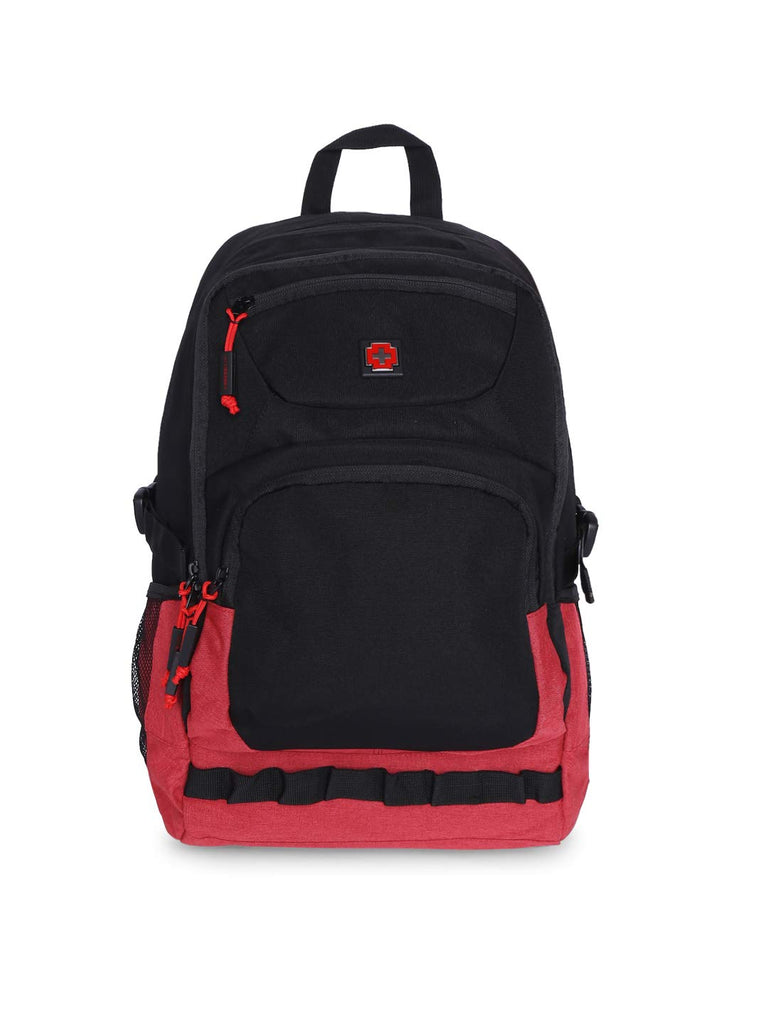 SWISSBRAND Maine Soft Black/Red Backpack
