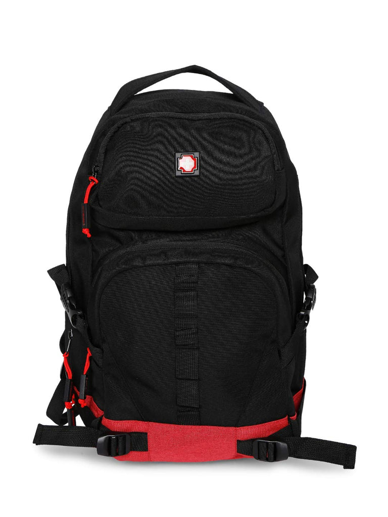 SWISSBRAND Maine Daypack Soft Black/Red Backpack