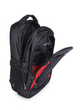 SWISSBRAND Ribe Soft Black/Red Backpack