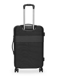 SWISSBRAND Cairo Hard Large Black Luggage Trolley