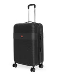 SWISSBRAND Cairo Hard Large Black Luggage Trolley