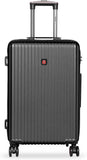 SWISSBRAND Riga Hard Medium Black Luggage Trolley