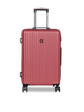 SWISSBRAND Riga Hard Cabin Red Luggage Trolley