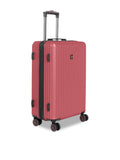 SWISSBRAND Riga Hard Cabin Red Luggage Trolley