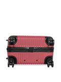 SWISSBRAND Riga Hard Cabin Red Luggage Trolley