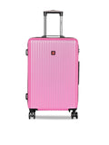 SWISSBRAND RIGA Range Pink Color Hard Cabin Luggage