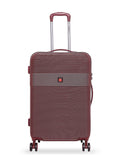 SWISSBRAND Cairo Hard Large Cherry Luggage Trolley