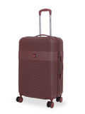 SWISSBRAND Cairo Hard Large Cherry Luggage Trolley