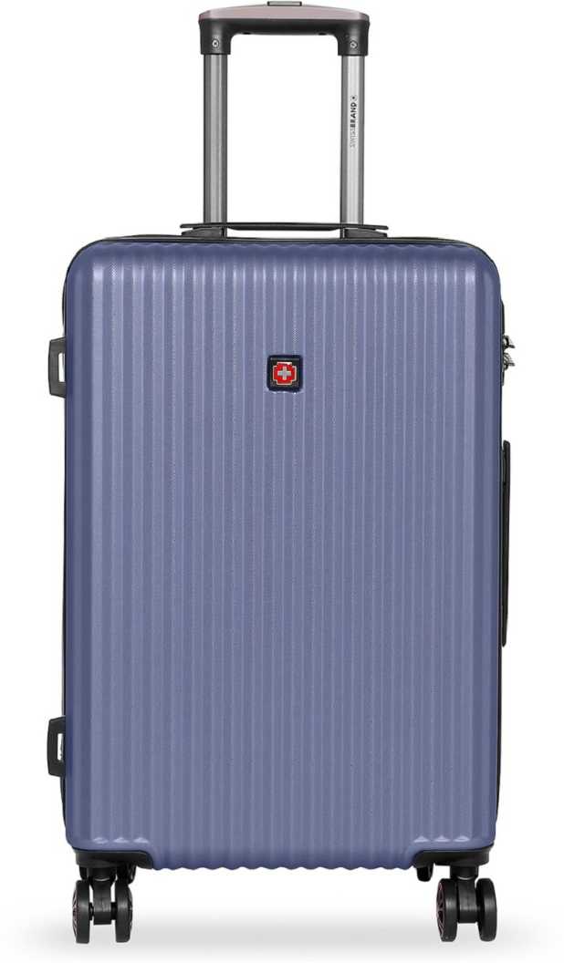 SWISSBRAND Riga Hard Large Navy Luggage Trolley