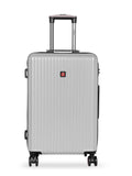 SWISSBRAND Riga Hard Medium Grey Luggage Trolley