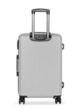 SWISSBRAND Riga Hard Medium Grey Luggage Trolley