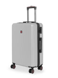 SWISSBRAND Riga Hard Medium Grey Luggage Trolley