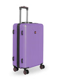 SWISSBRAND Riga Hard Large Purple Luggage Trolley