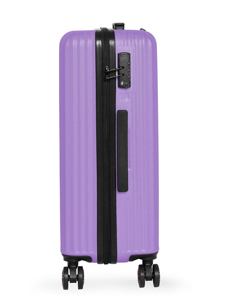 SWISSBRAND Riga Hard Large Purple Luggage Trolley