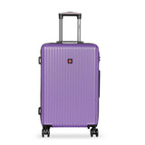 SWISSBRAND Riga Hard Cabin Purple Luggage Trolley