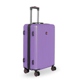 SWISSBRAND Riga Hard Cabin Purple Luggage Trolley