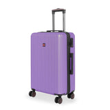 SWISSBRAND Riga Hard Cabin Purple Luggage Trolley