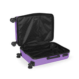 SWISSBRAND Riga Hard Cabin Purple Luggage Trolley