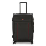 SWISSBRAND Perth Soft Body Medium Black Luggage Trolley