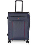 SWISSBRAND Perth Soft Medium Navy Luggage Trolley