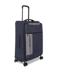 SWISSBRAND Utah Soft Medium Navy/Grey Luggage Trolley