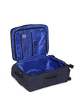SWISSBRAND Utah Soft Cabin Navy/Grey Luggage Trolley