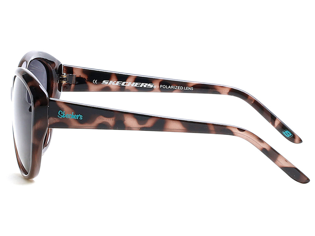 Skechers Full-rim Sunglass with Smoke Lens for women