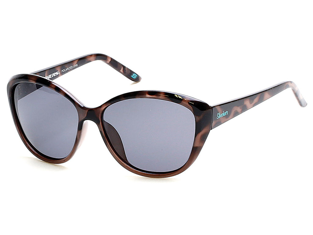 Skechers Full-rim Sunglass with Smoke Lens for women