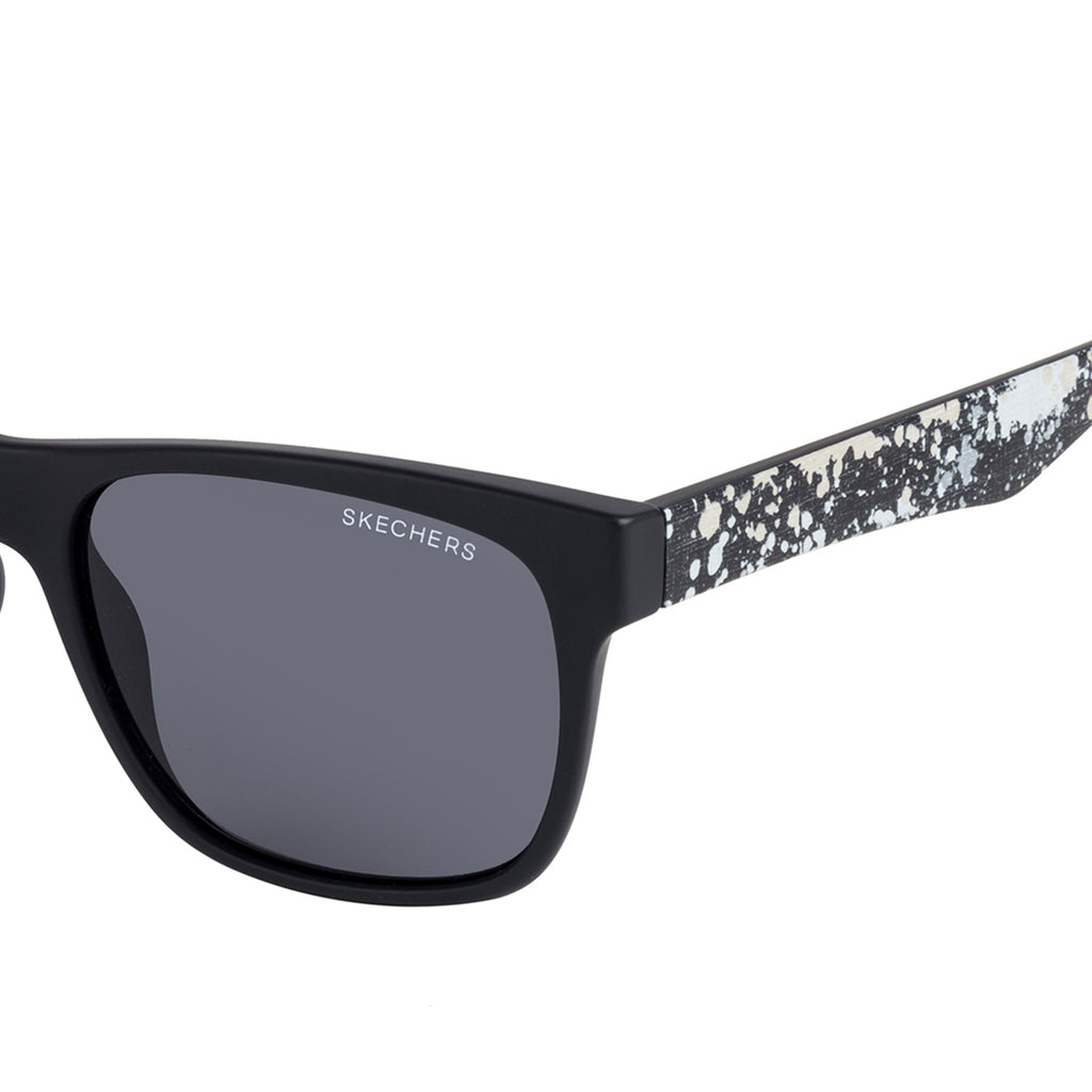 Skechers Round Sunglass with Grey Lens for Men