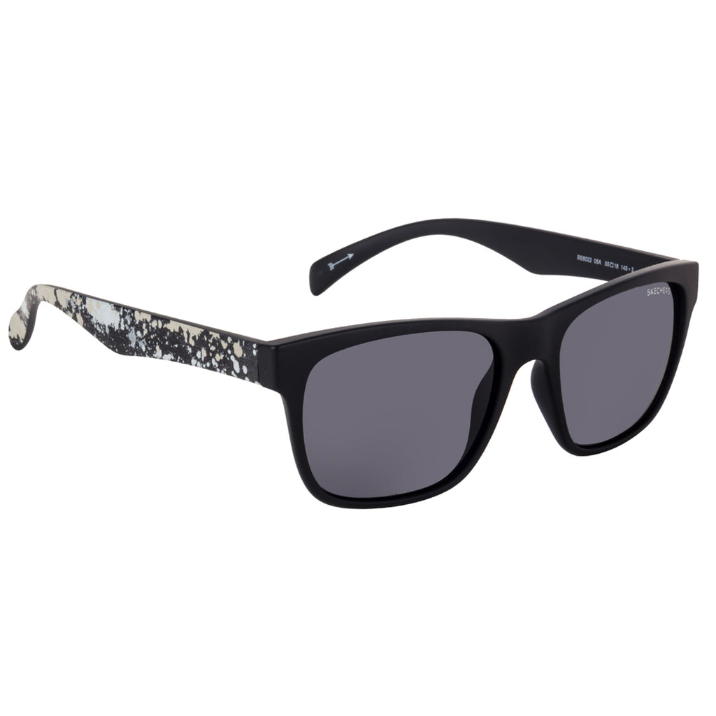 Skechers Round Sunglass with Grey Lens for Men