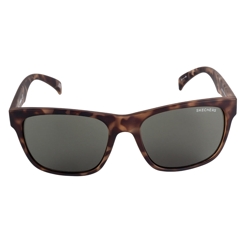 Skechers Round Sunglass with Green Lens for Men